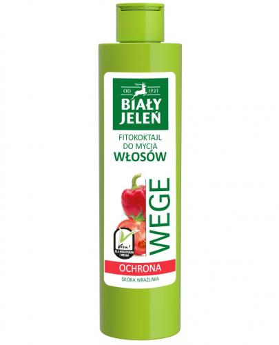 BIAŁY JELEŃ WEGE Fitokoktajl do mycia włosów - ochrona - 250 ml - Apteka internetowa Melissa