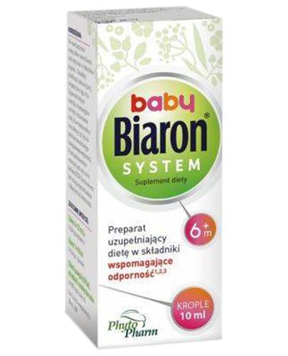  Biaron System Baby 6 M + krople - 10 ml - cena, opinie, właściwości - Apteka internetowa Melissa  