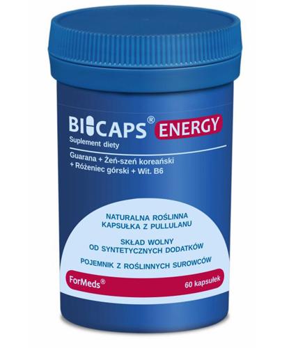  Bicaps Energy - 60 kaps. Na znużenie - cena, opinie, stosowanie  - Apteka internetowa Melissa  