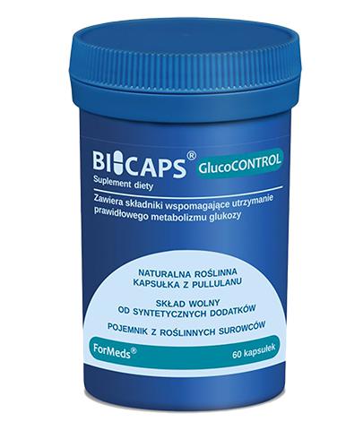  Bicaps GlucoControl, 60 kaps., cena, opinie, właściwości - Apteka internetowa Melissa  