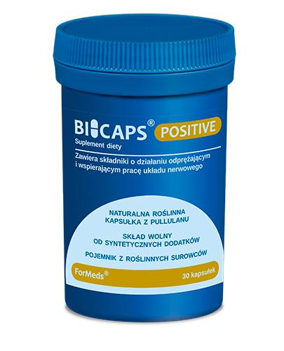  Bicaps Positive, 30 kaps., cena, opinie, stosowanie  - Apteka internetowa Melissa  