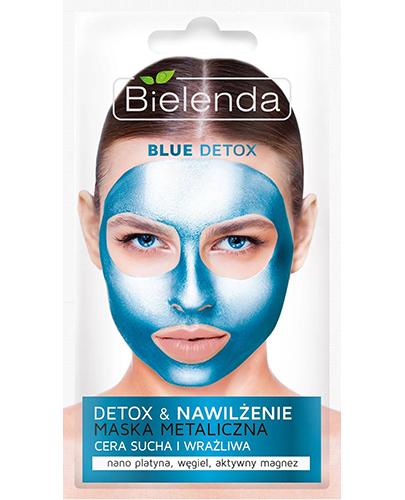  BIELENDA BLUE DETOX Metaliczna maska do cery suchej i wrażliwej - 8 g - Apteka internetowa Melissa  