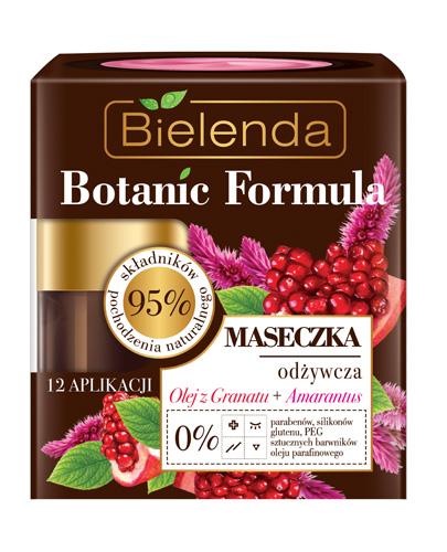 BIELENDA BOTANIC FORMULA Olej z granatu + amarantus Maseczka odżywcza - 50 ml - Apteka internetowa Melissa