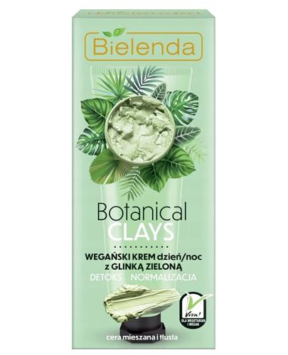  Bielenda Botanical Clays Wegański krem na dzień/noc z glinką zieloną - 50 ml - cena, opinie, właściwości  - Apteka internetowa Melissa  