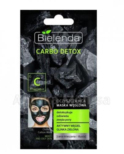  BIELENDA CARBO DETOX Oczyszczająca maska węglowa do cery mieszanej i tłustej, 8 g - Apteka internetowa Melissa  
