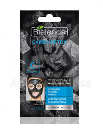  BIELENDA CARBO DETOX Oczyszczająca maska węglowa do cery suchej i wrażliwej - 8 g - Apteka internetowa Melissa  