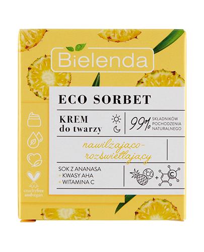  Bielenda Eco Sorbet Ananas Krem do twarzy nawilżająco - rozświetlający - 50 ml - cena, opinie, wskazania - Apteka internetowa Melissa  
