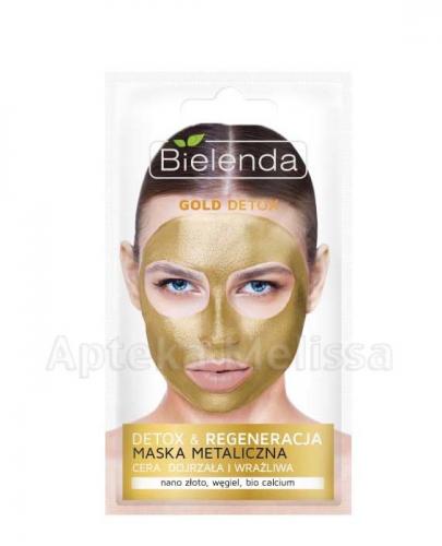  BIELENDA GOLD DETOX Metaliczna maska do cery dojrzałej i wrażliwej - 8 g - Apteka internetowa Melissa  