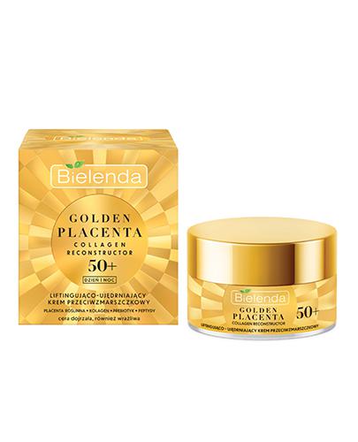  Bielenda Golden Placenta Collagen Liftingująco-Ujędrniający Krem przeciwzmarszczkowy 50+ dzień/noc, 50 ml cena, opinie, właściwości - Apteka internetowa Melissa  