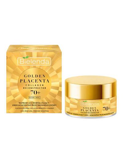  Bielenda Golden Placenta Collagen Reconstructor Naprawczo-Rewitalizujący Krem-Koncentrat przeciwzmarszczkowy 70+ dzień/noc, 50 ml cena, opinie, skład - Apteka internetowa Melissa  