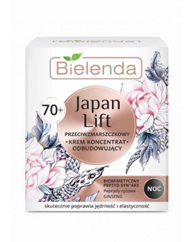  BIELENDA JAPAN LIFT Przeciwzmarszczkowy krem koncentrat odbudowujący 70+ na noc - 50 ml - cena, stosowanie, opinie  - Apteka internetowa Melissa  