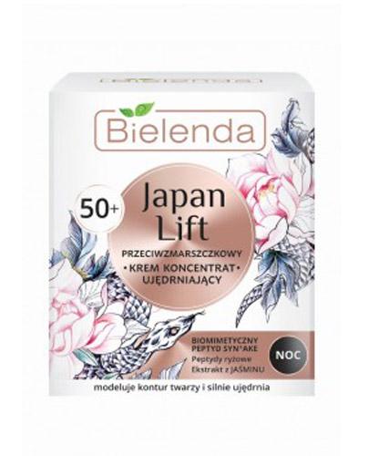  BIELENDA JAPAN LIFT Przeciwzmarszczkowy krem koncentrat ujędrniający 50+ na noc - 50 ml - cena, stosowanie, opinie  - Apteka internetowa Melissa  
