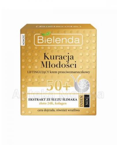 BIELENDA KURACJA MŁODOŚCI Liftingujący krem przeciwzmarszczkowy 50+, 50 ml