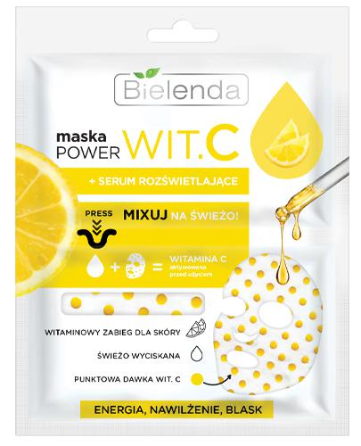  Bielenda Maska Power Wit.C + serum rozświetlające - 22 ml - cena, opinie, wskazania - Apteka internetowa Melissa  
