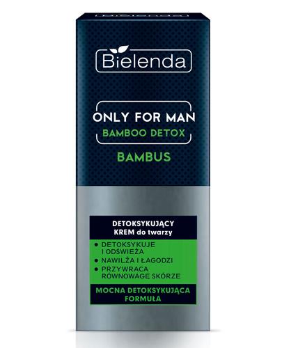 Bielenda Only For Man Detox Bambus Krem detoksykujący do twarzy - 50 ml - cena, opinie, właściwości - Drogeria Melissa