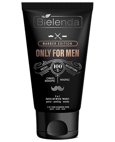  Bielenda Only For Men Barber Edition Pasta do mycia twarzy 3w1 pasta-peeling-maska, 150 g cena, opinie, właściwości - Apteka internetowa Melissa  