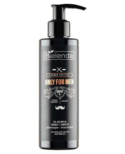 Bielenda Only For Men Barber Edition Żel do mycia twarzy i zarostu odświeżająco-oczyszczający, 190 g cena, opinie, właściwości - Apteka internetowa Melissa  