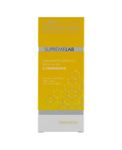Bielenda Professional SupremeLab, intensywnie odżywczy krem z ceramidami do twarzy na noc, 50 ml