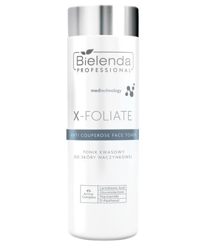  Bielenda Professional X-Foliate Tonik kwasowy do skóry naczynkowej - 200 ml - cena, opinie, właściwości - Apteka internetowa Melissa  