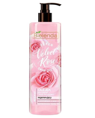  Bielenda Super Skin Diet Velvet Rose Różany olejek do kąpieli i pod prysznic regenerujący - 400 ml - cena, opinie, właściwości  - Apteka internetowa Melissa  