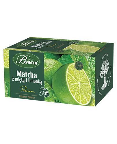  Bifix Matcha z miętą i limonką Herbata zielona ekspresowa, 20 x 2 g, cena, opinie, właściwości - Apteka internetowa Melissa  