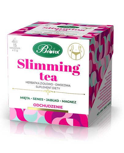  Bifix Slimming tea Herbatka ziołowo - owocowa - 15 sasz. - cena, opinie, właściwości  - Apteka internetowa Melissa  