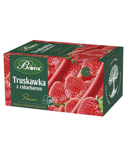  Bifix Truskawka z rabarbarem Herbatka owocowo-warzywna, 20 x 2 g, cena, opinie, stosowanie - Apteka internetowa Melissa  