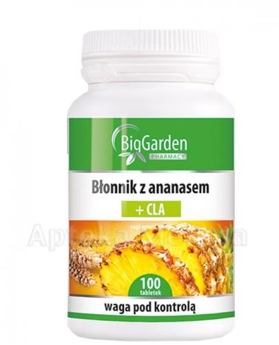 BIGGARDEN Błonnik z ananasem + CLA - 100 tabl. (BIOGARDEN) - Apteka internetowa Melissa