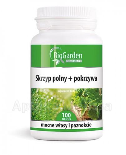 BIGGARDEN Skrzyp polny + pokrzywa - 100 tabl. (BIOGARDEN) - Apteka internetowa Melissa