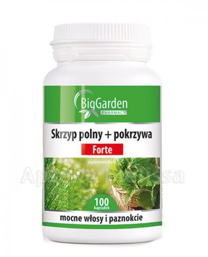 BIGGARDEN Skrzyp polny + pokrzywa FORTE - 100 kaps. (BIOGARDEN) - Apteka internetowa Melissa