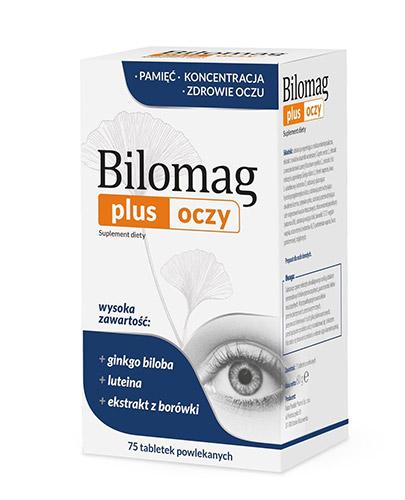  Bilomag Plus Oczy, 75 tabletek powlekanych - Apteka internetowa Melissa  