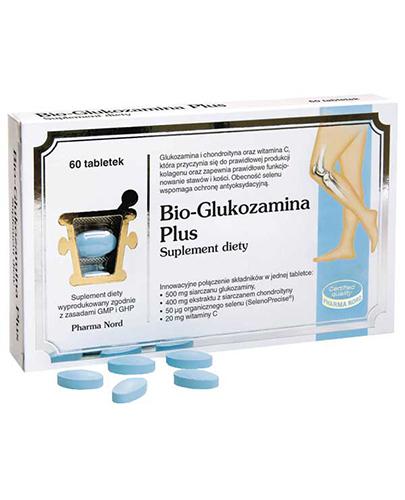  Bio-Glukozamina Plus - 60 tabl. - cena, opinie, właściwości - Apteka internetowa Melissa  