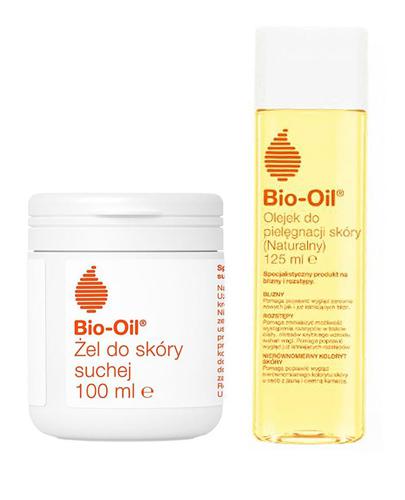  Bio-Oil Olejek do pielęgnacji skóry Naturalny - 125 ml + BIO-OIL Żel do skóry suchej - 100 ml - Apteka internetowa Melissa  