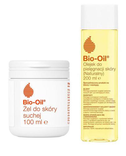  Bio-Oil Olejek do pielęgnacji skóry Naturalny - 200 ml + BIO-OIL Żel do skóry suchej - 100 ml - Apteka internetowa Melissa  