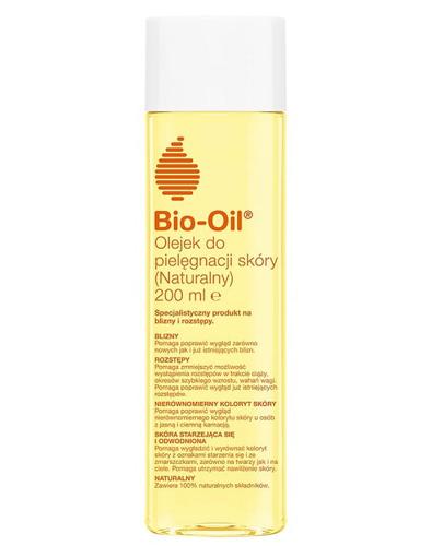 Bio-Oil Olejek do pielęgnacji skóry Naturalny - 200 ml - cena, opinie, właściwości - Drogeria Melissa