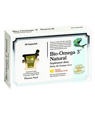  Bio - Omega 3 Natural, 90 kaps. cena, opinie, składniki - Apteka internetowa Melissa  