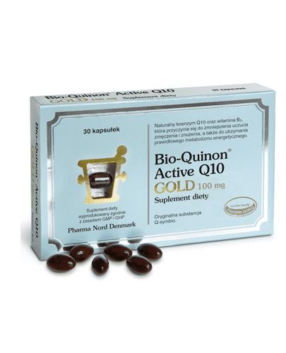  BIO-QUINON ACTIVE Q10 GOLD 100 mg - 30 kaps. - wspomaga pracę serca i mięśni - cena, dawkowanie, opinie  - Apteka internetowa Melissa  