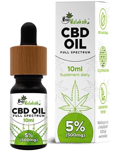 Bio Relaksik Olej konopny 5% - 10 ml - cena, opinie, właściwości - Apteka internetowa Melissa