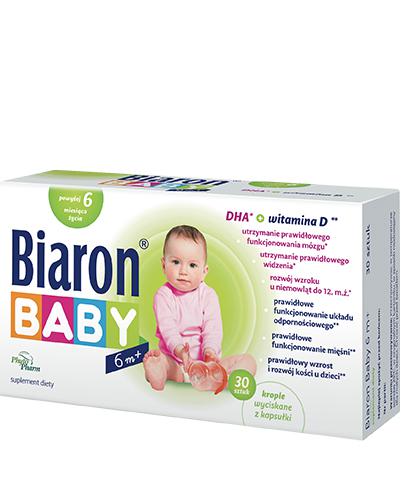  Biaron Baby 6 m+, 30 kaps., cena, opinie, właściwości - Apteka internetowa Melissa  