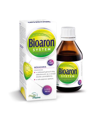 BIOARON SYSTEM Syrop, 100 ml. Na zwiększenie odporności, cena, wskazania, właściwości - Apteka internetowa Melissa