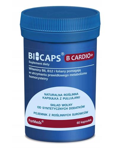  BIOCAPS B CARDIO+ - 60 kaps. - cena, opinie, właściwości  - Apteka internetowa Melissa  