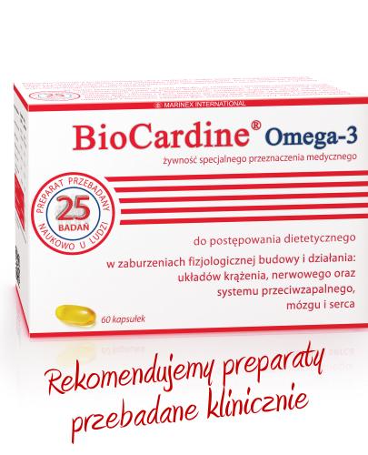  BIOCARDINE OMEGA-3 - 60 kaps. - cena, opinie, właściwości - Apteka internetowa Melissa  