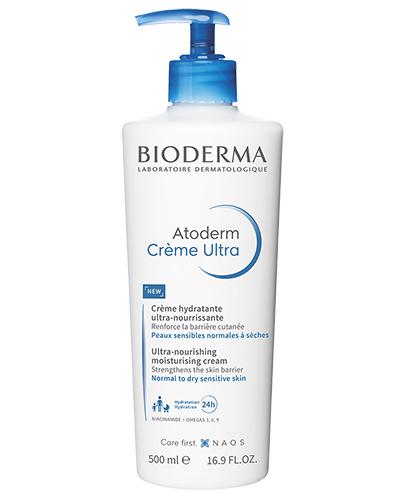  Bioderma Atoderm Crème Ultra, 500 ml, cena, opinie, właściwości - Apteka internetowa Melissa  