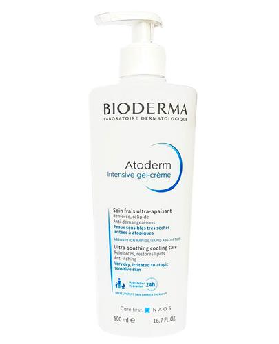 Bioderma Atoderm Intensive Gel-Creme, ultra-kojąca pielęgnacja odbudowująca, 500 ml
