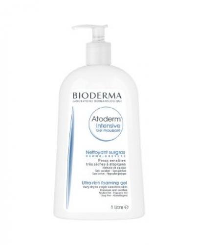  BIODERMA ATODERM INTENSIVE Żel oczyszczający i natłuszczający, 1000 ml + Bioderma Atoderm Crème Ultra, 200 ml - Apteka internetowa Melissa  