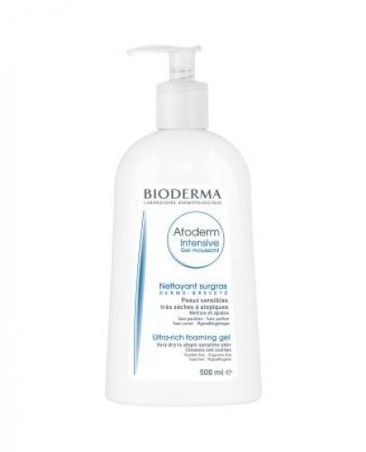  BIODERMA ATODERM INTENSIVE Żel oczyszczający i natłuszczający - 500 ml + Bioderma Atoderm Crème Ultra, 200 ml - Apteka internetowa Melissa  