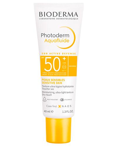  Bioderma Photoderm Aquafluide SPF 50+  Ultralekki Fluid do skóry normalnej bezbarwny, 40 ml cena, opinie, właściwości - Apteka internetowa Melissa  