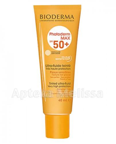 BIODERMA PHOTODERM MAX Ultra-lekki fluid tonujący z filtrem ochronnym odcień jasny SPF50+ - 40 ml - Apteka internetowa Melissa