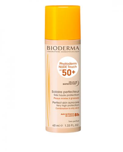 BIODERMA PHOTODERM NUDE TOUCH SPF50+ Podkład ochronny odcień bardzo jasny - 40 ml - Apteka internetowa Melissa
