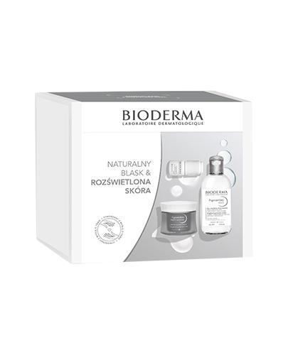 Bioderma Pigmentbio Zestaw Woda micelarna, 250 ml + Rozjaśniający Krem na noc, 50 ml + Rozjaśniający Koncentrat z witaminą C, 5 ml, cena, opinie, właściwości